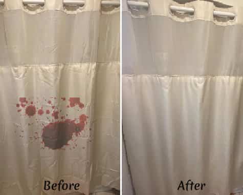 Curtain Blood Removal Service